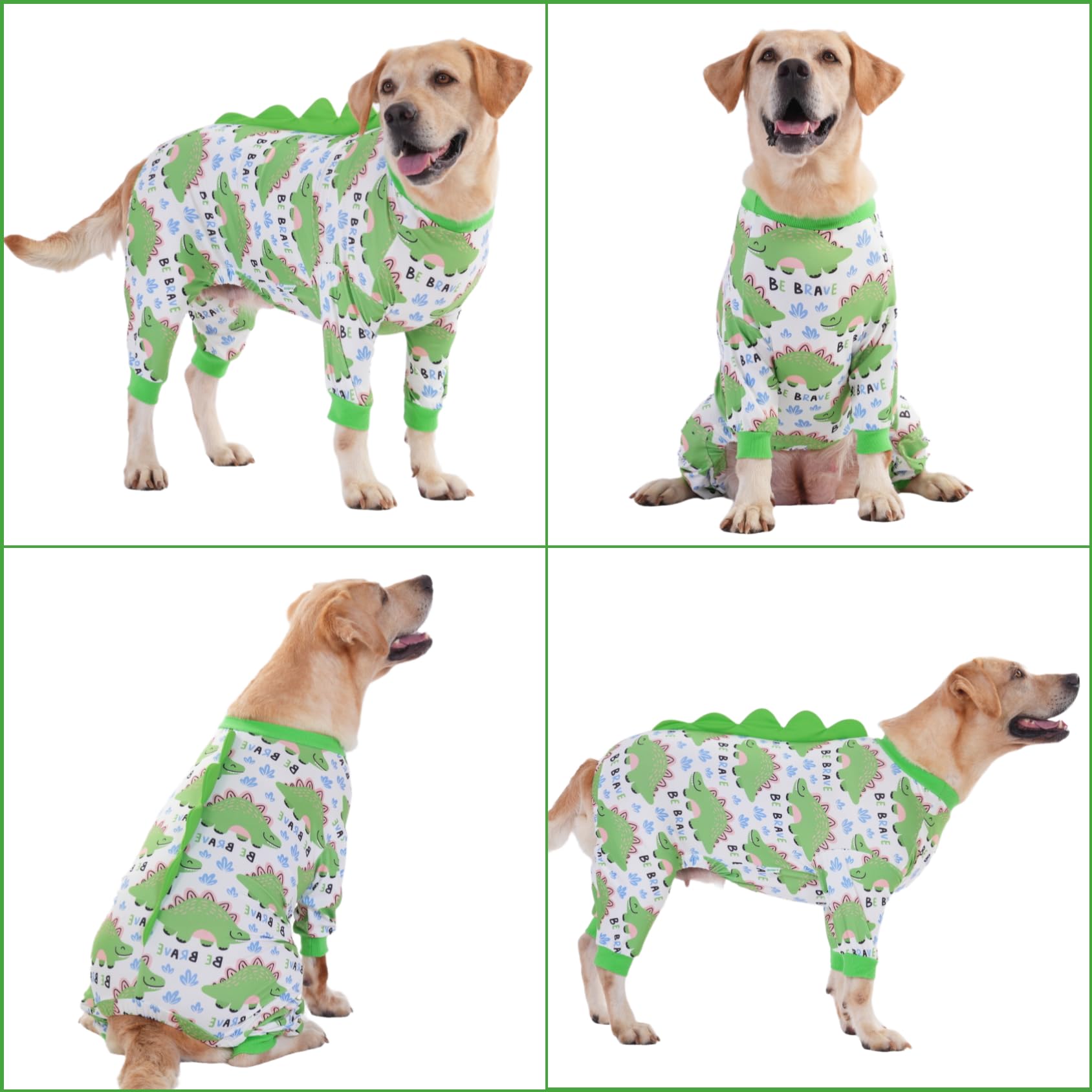 LovinPet pijama perro grande espigas Stego para juego seguro