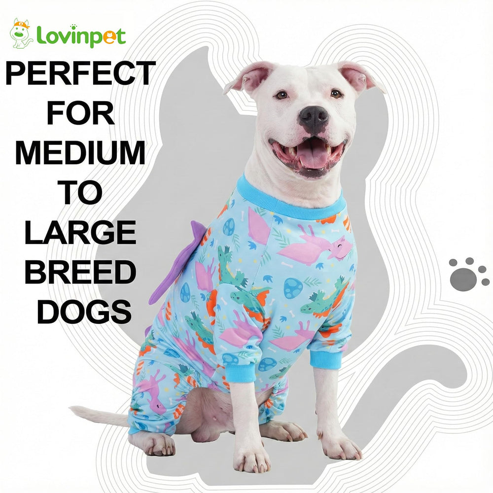 LovinPet pijama para perro grande, puntas suaves en detalle 3D