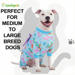 LovinPet pijama para perro grande, puntas suaves en detalle 3D