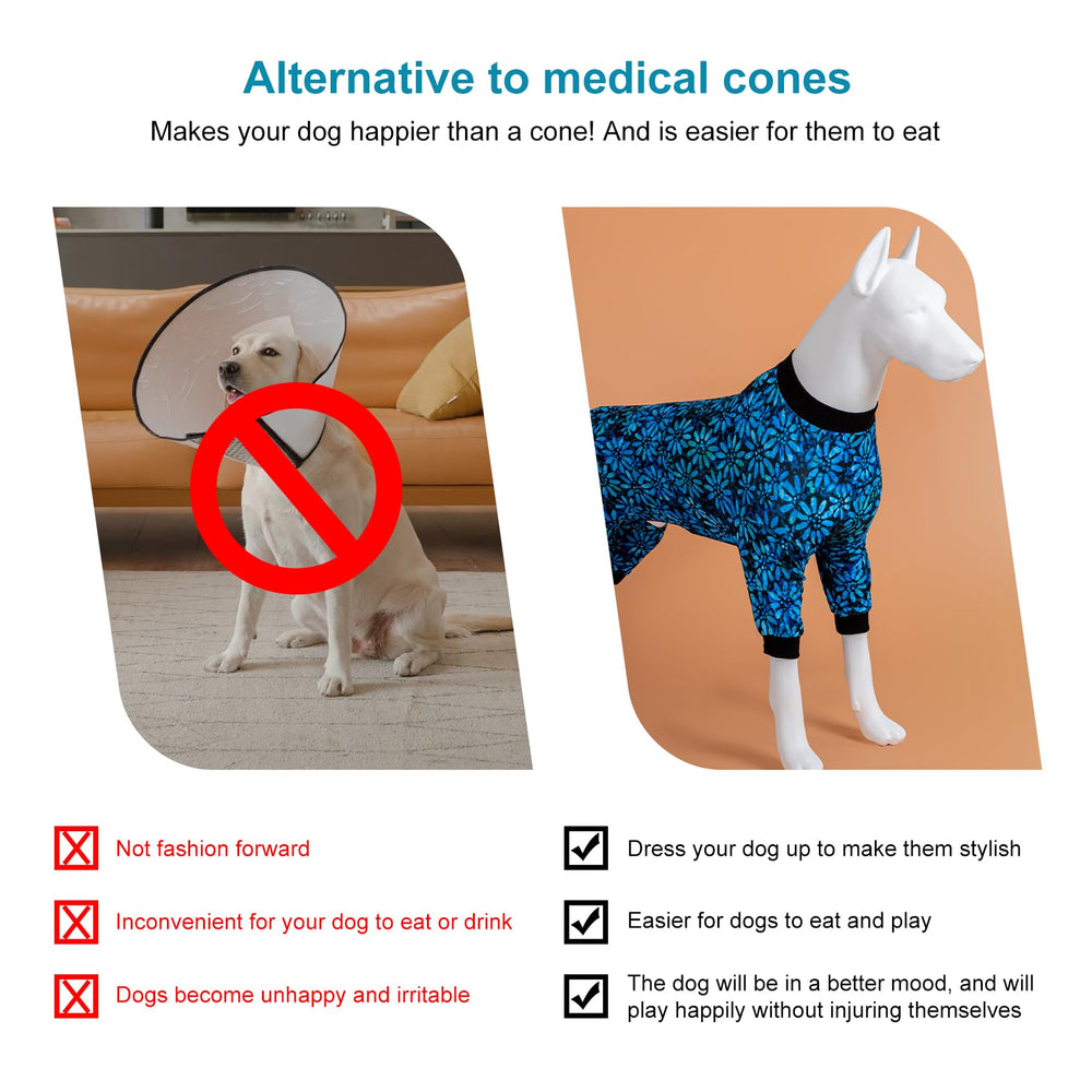 LovinPet pijama para perro grande, tela ligera ideal para estaciones cálidas.