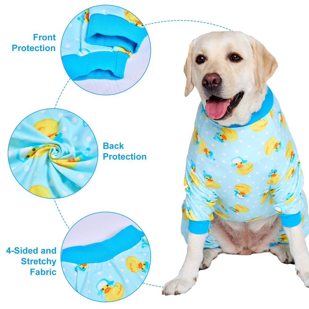 LovinPet Pijama para perro grande, uso interior y exterior, ideal para fotos.