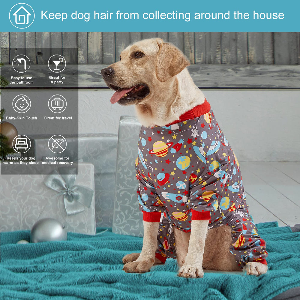 LovinPet Pijamas para Perro Grande, uso posquirúrgico, protege la herida sin restringir movimientos