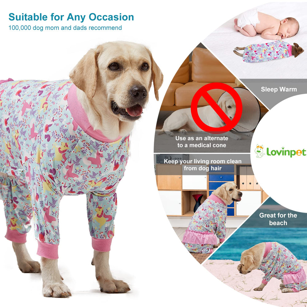 LovinPet pijama grande para recuperación suave y descanso