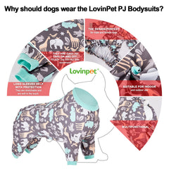 LovinPet Pijama movimiento libre, ideal para paseos.