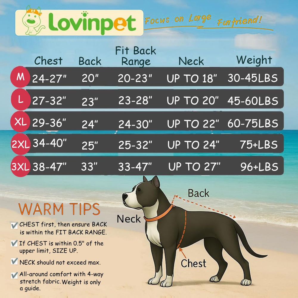 LovinPet pijama de recuperación para perros, ligero y cómodo para uso diario.