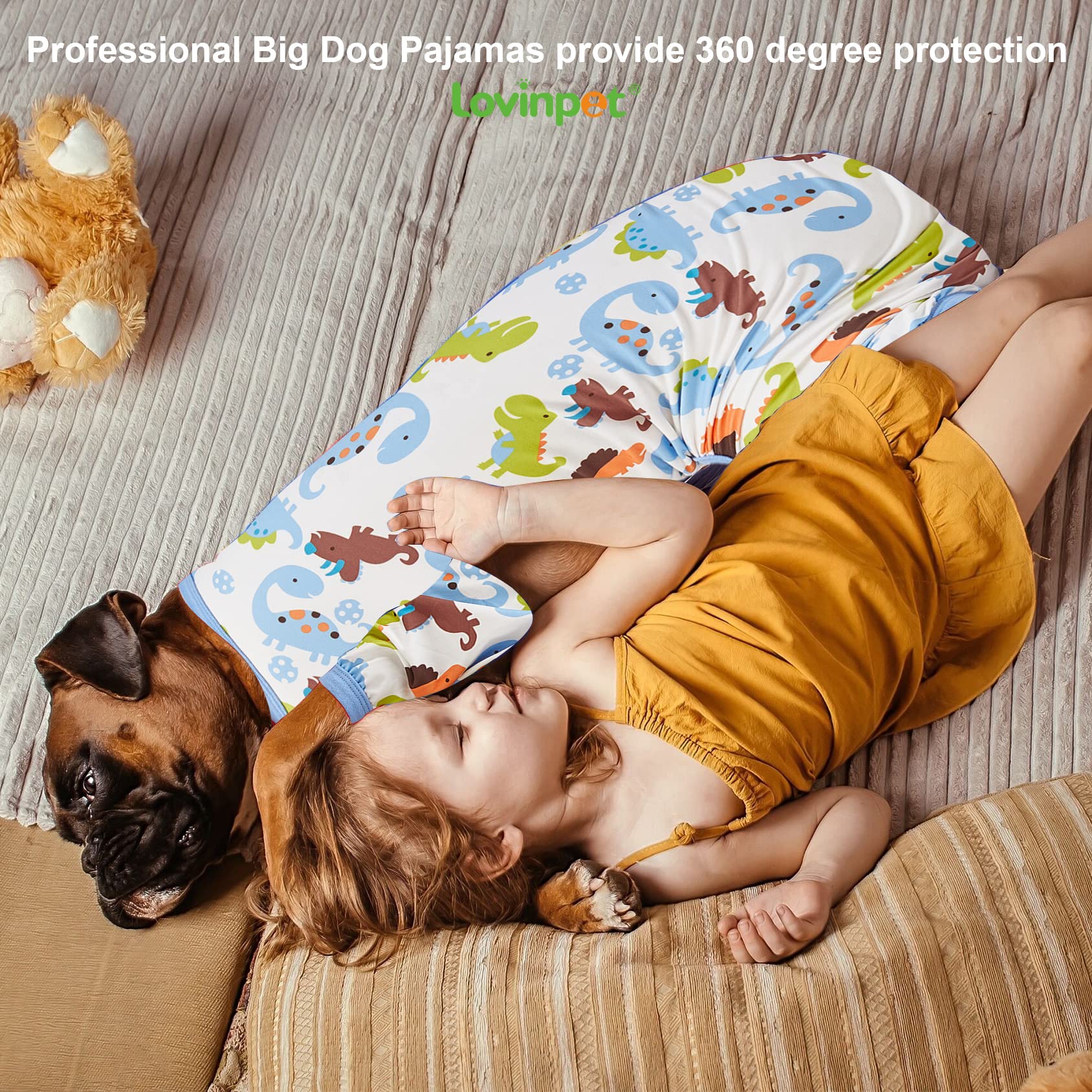 LovinPet pijama ligero para uso diario y todas las estaciones.