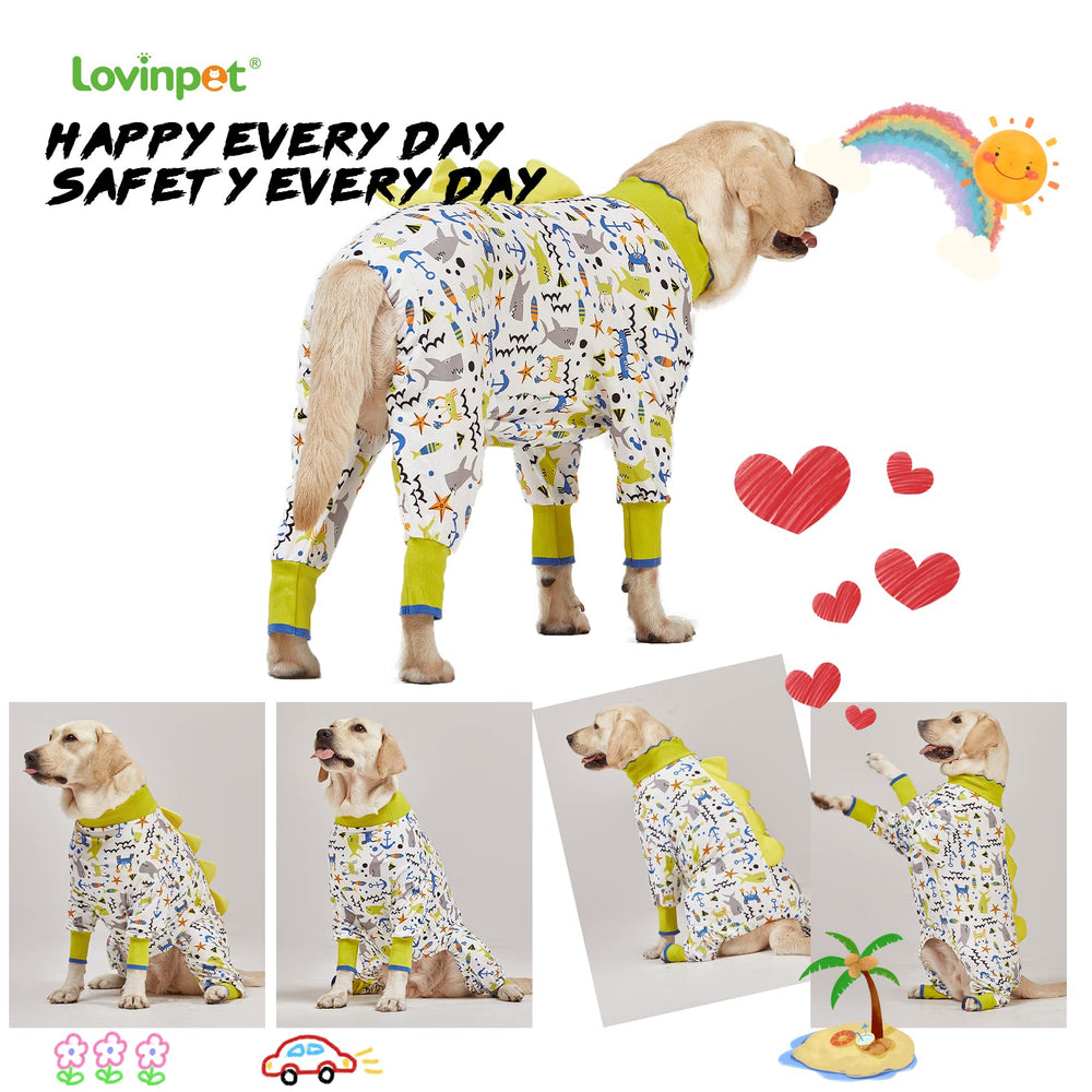 LovinPet pijamas ideales para dormir, manteniendo al perro grande cómodo durante la noche.