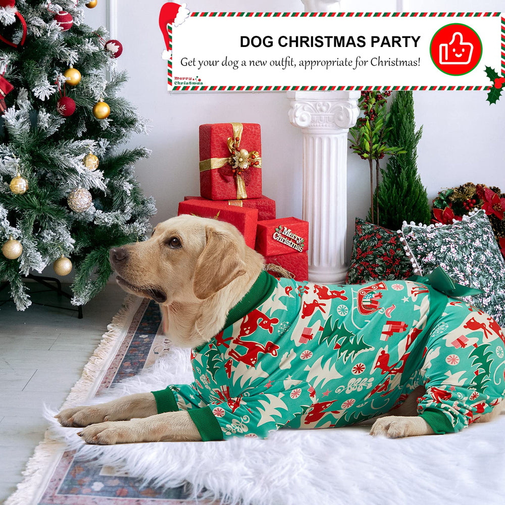 LovinPet pijamas navidad perro grande boxer: tela suave para uso diario y eventos