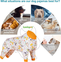 LovinPet Labrador Pijamas para dormir diseño cómodo y tranquilizador