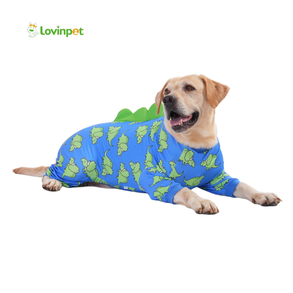 LovinPet pijamas para perro grande: cobertura amplia en pecho, vientre y patas.
