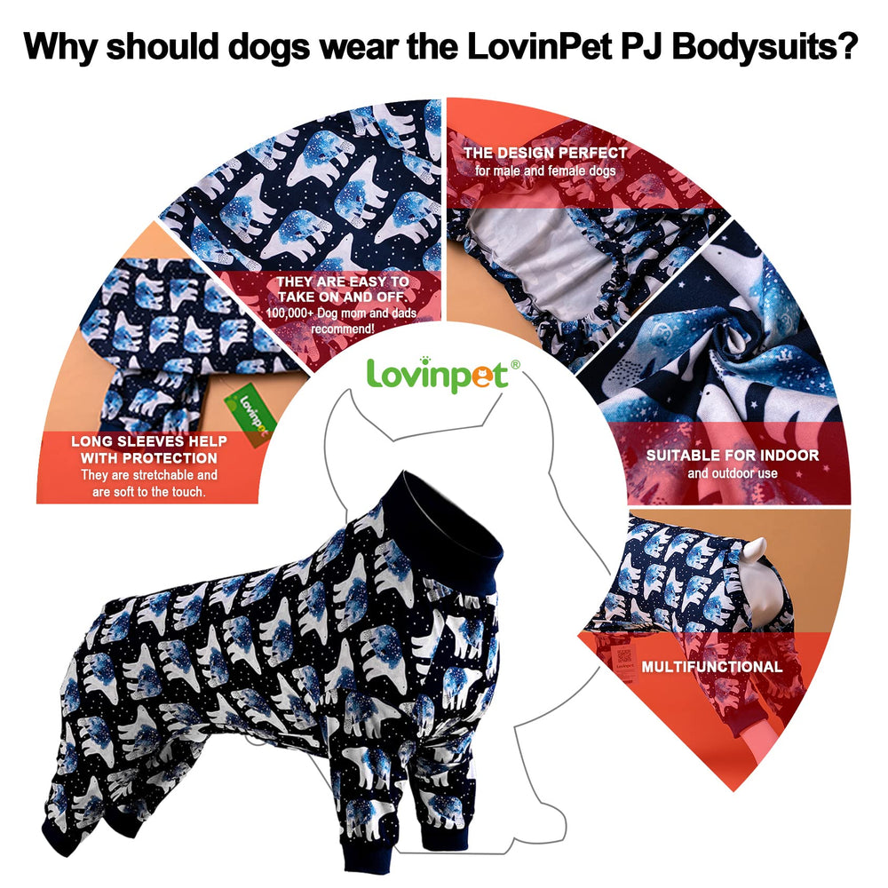 Diseño de cobertura total LovinPet para perros grandes, cómodo