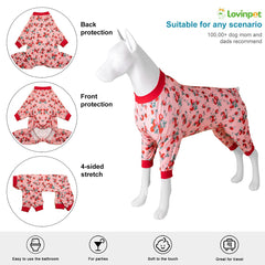 LovinPet pijamas para recuperación sin cono, suave y cómodo para la estancia