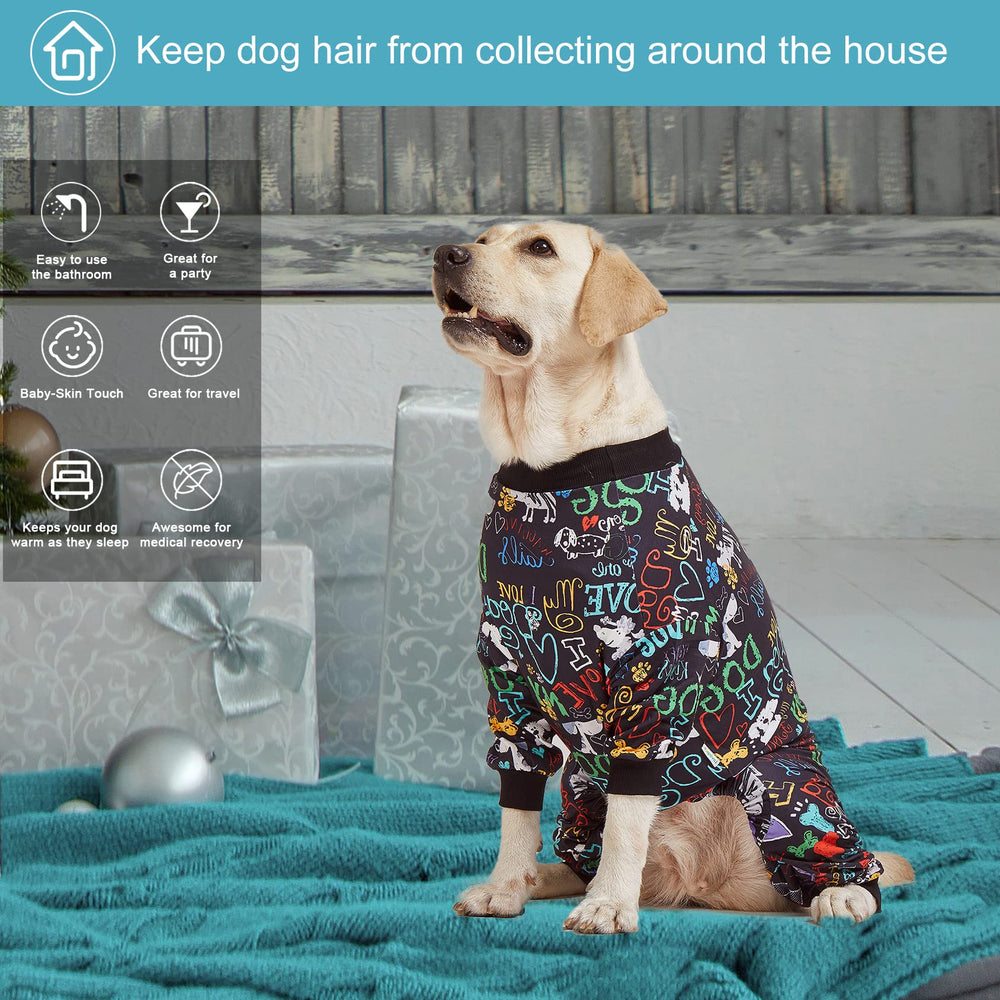 LovinPet Pijamas para perro grande, uso interior y exterior.