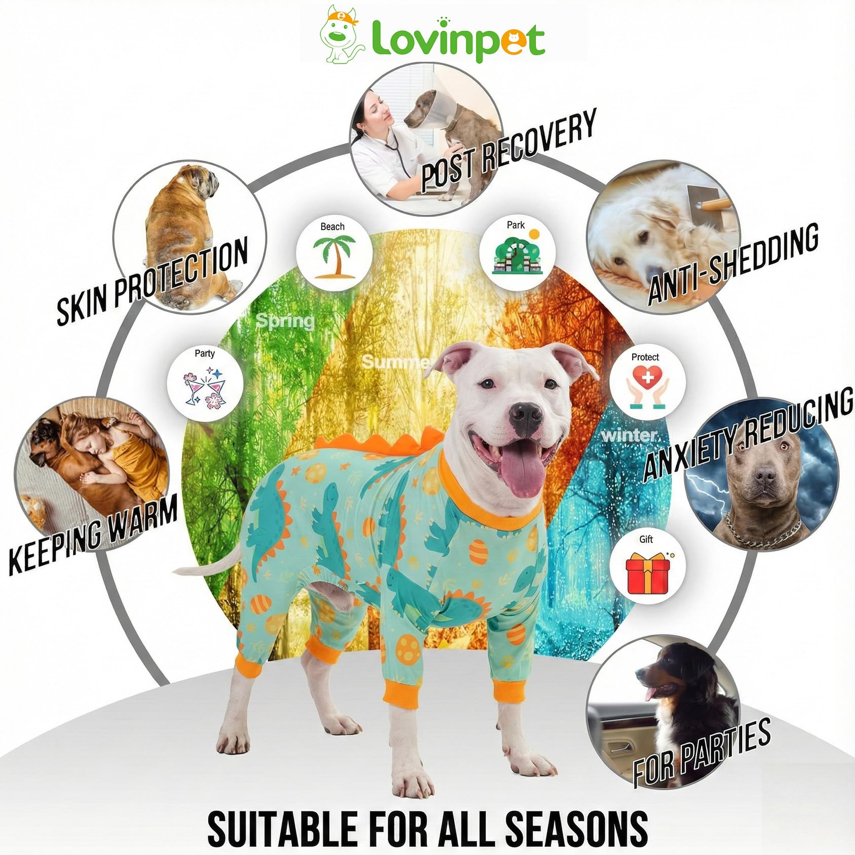 LovinPet tela aireada para comodidad durante todas las estaciones