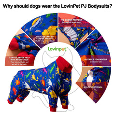 LovinPet Pitbull grande, postoperatorio dorsal: fácil de vestir y quitar