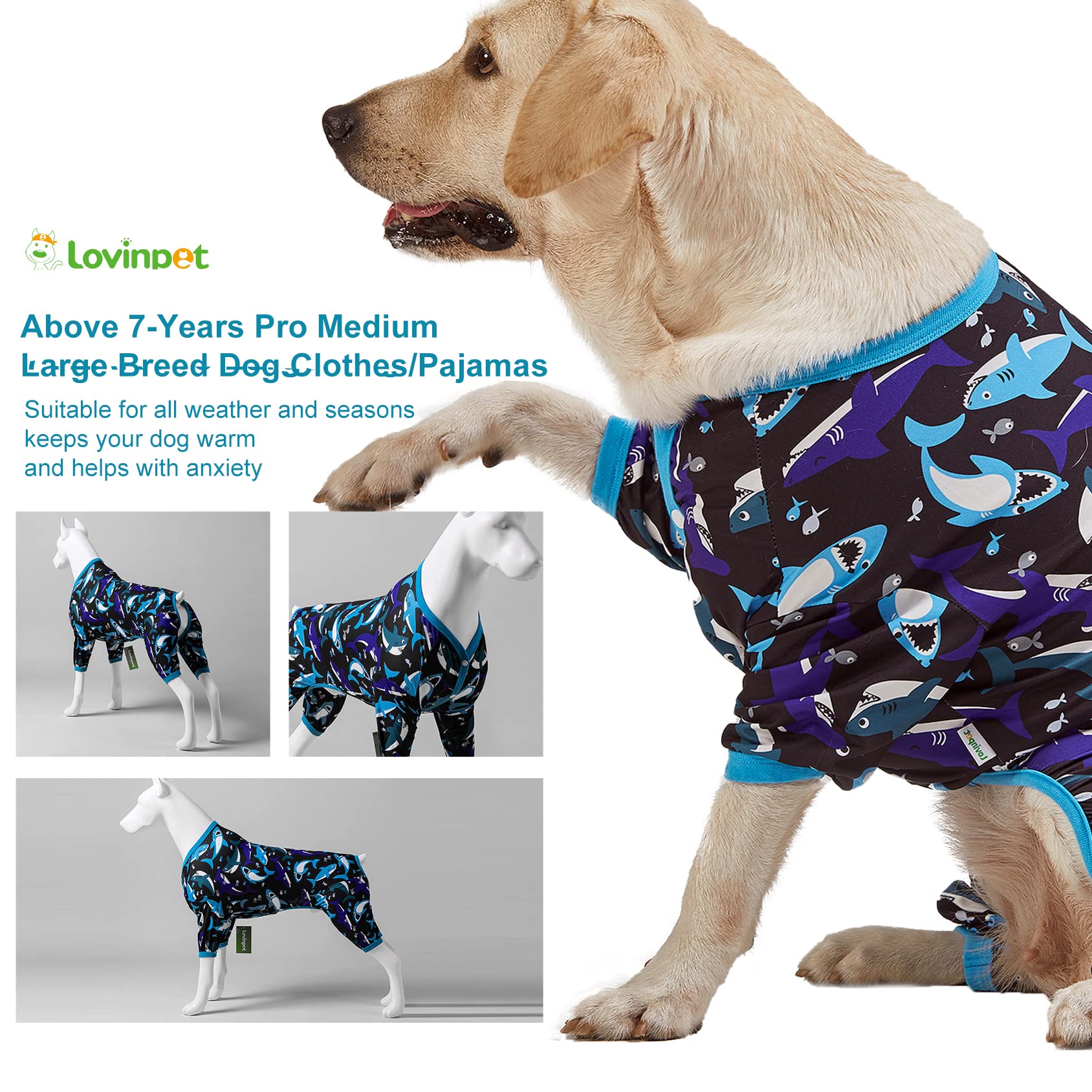 LovinPet pijama pitbull ofrece relajación y confort durante el paseo.
