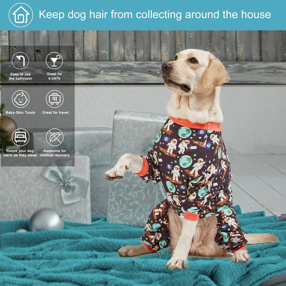 LovinPet Pitbull Pijama, talla XL, ajuste cómodo para perros grandes.