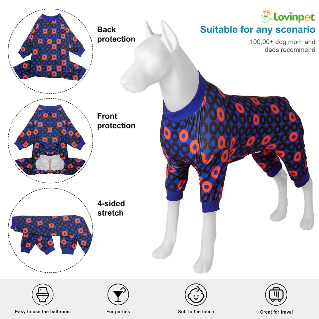 LovinPet PJS con ajuste cómodo para perros de pelaje corto
