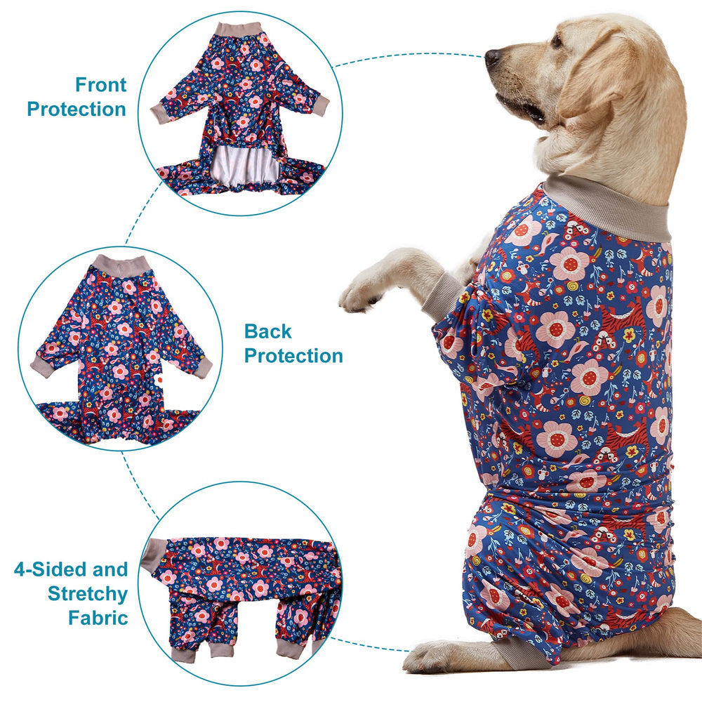 LovinPet PJS para perro grande, opción suave sin cono.