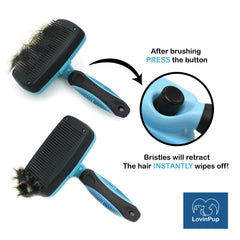 LOVINPUP cepillo deslanador para perros diseño ergonómico