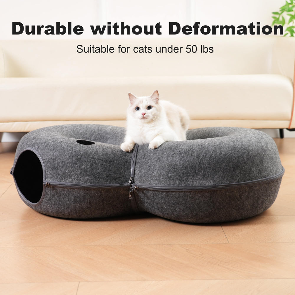 LovIntry diseño en forma de ocho: estructura estable para gatos.