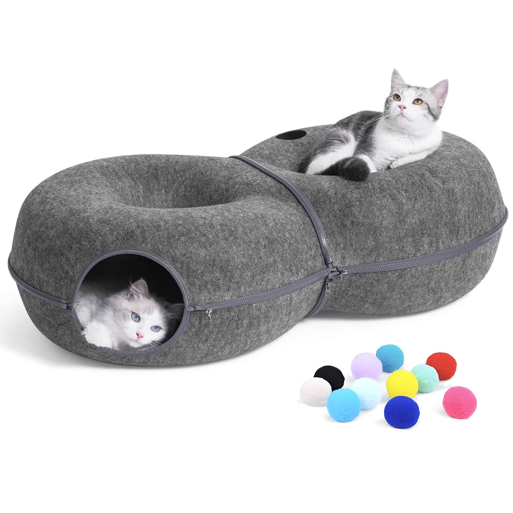 LovIntry tunel gato enorme: espacio amplio para jugar y descansar.