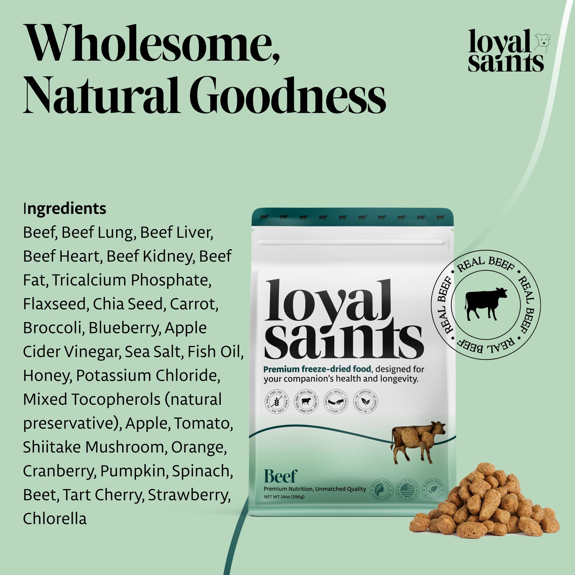 Loyal Saints hecho en Estados Unidos con frutas y verduras orgánicas