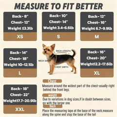 Pijama Loyanyy para perro cubre todo el cuerpo, perfecto para días fríos.