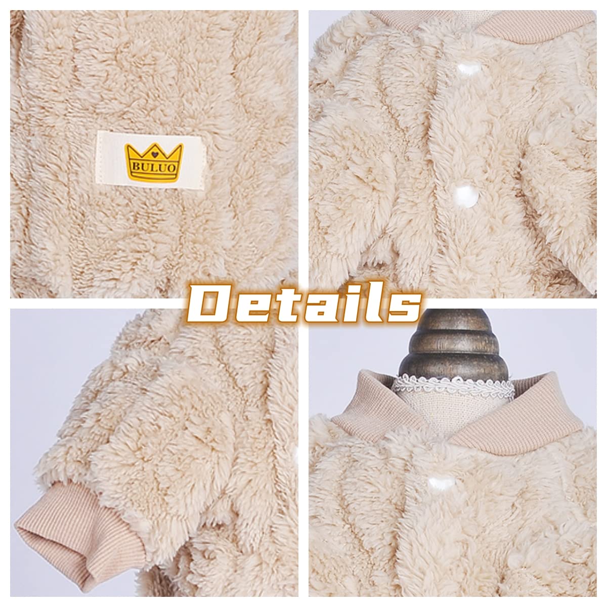Pijama Loyanyy para perro, ideal para paseos en parque fríos.