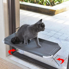 Percha de ventana LSAIFATER con baño de sol 360° para relajación al sol.