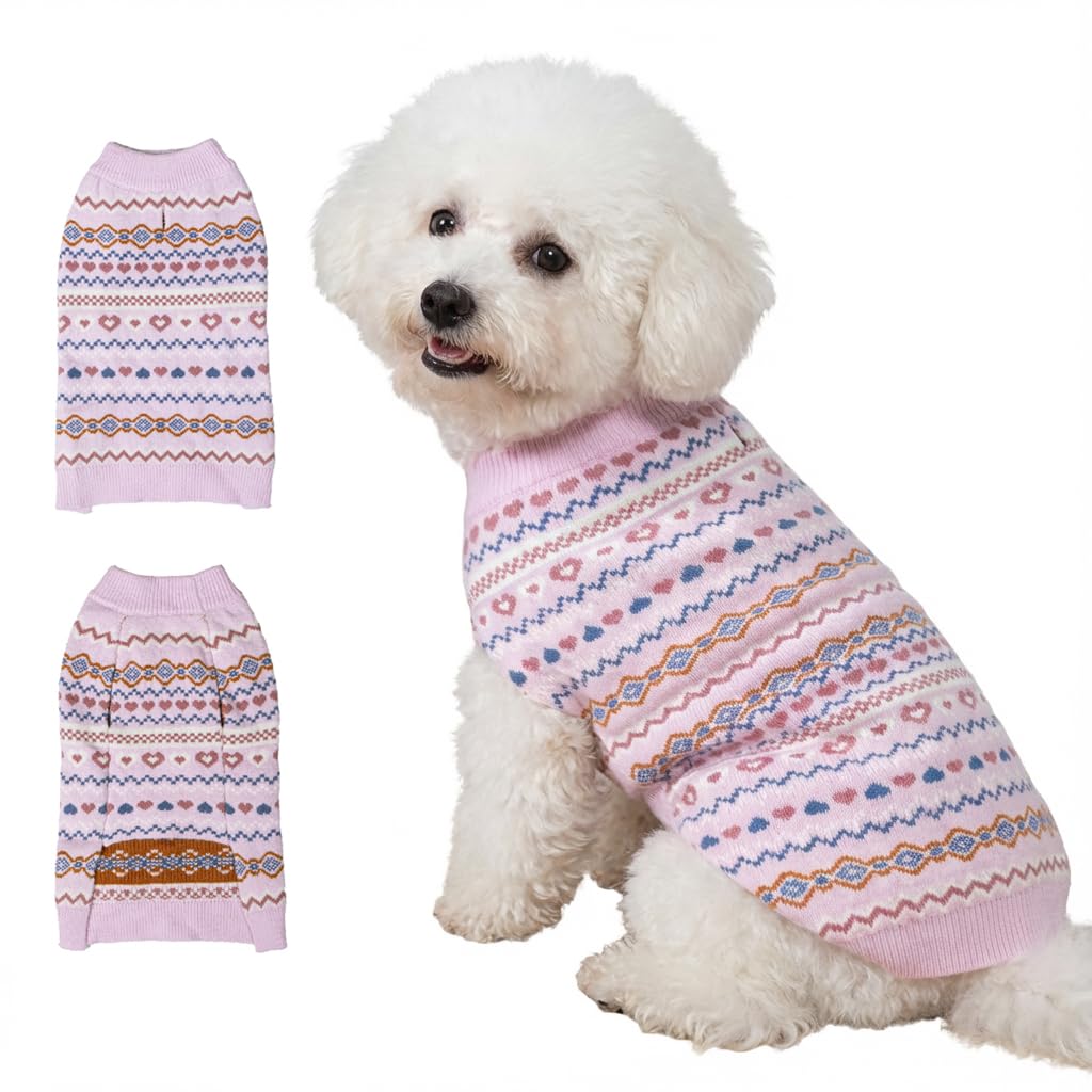 LUBOT sudadera para perrito con diseño navideño, vista frontal, ideal para fiestas.