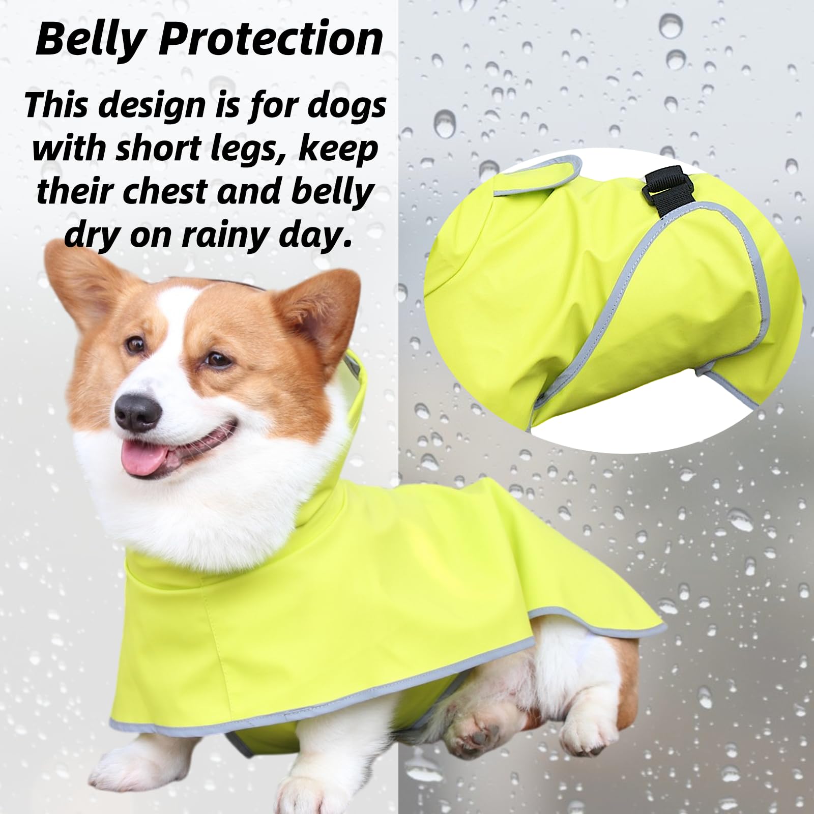 Ajuste elástico con Velcro para un encaje cómodo en cada perro Luccalily.