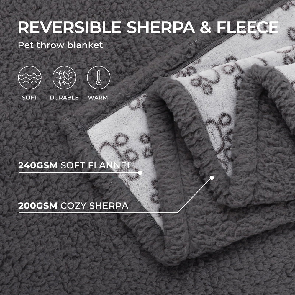 Luciphia Manta Confort Doble Cara Sherpa-Fleece brinda confort lujoso y cálido