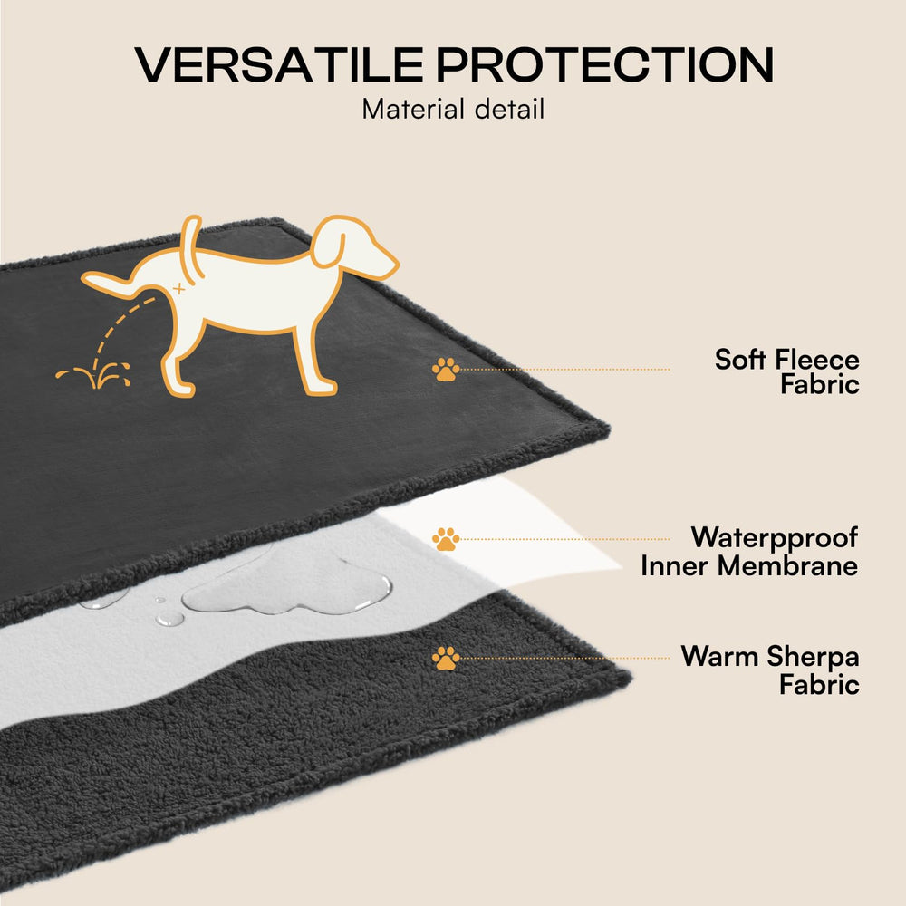 Luciphia manta impermeable para mascotas, uso recomendado en sofá.