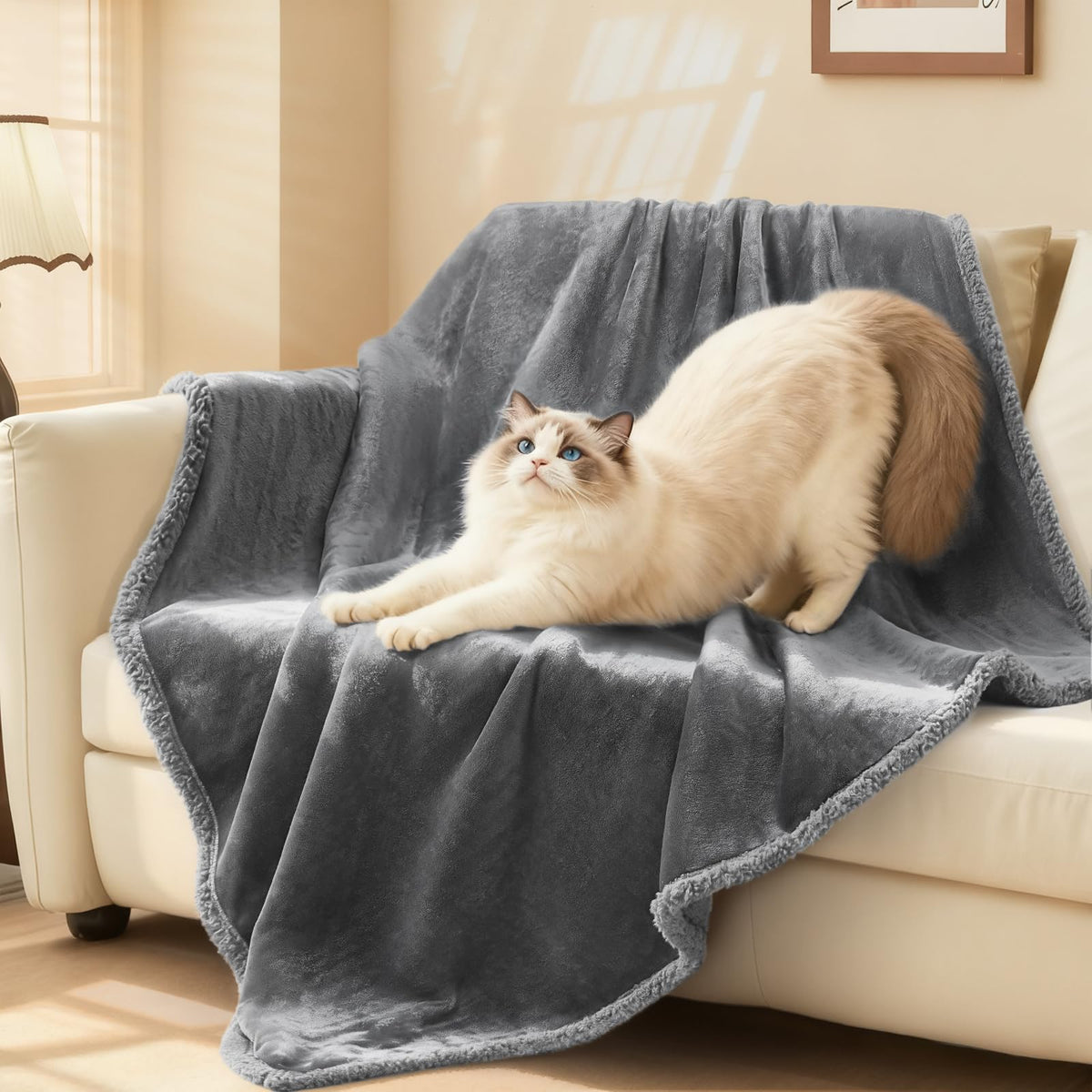 Luciphia manta impermeable para mascotas protege muebles ante derrames