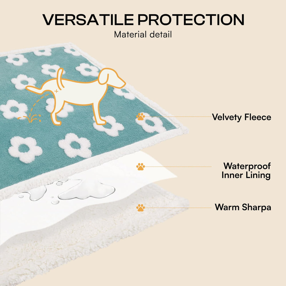 Luciphia manta impermeable para muebles, enfoque azul, ideal para sofás y camas