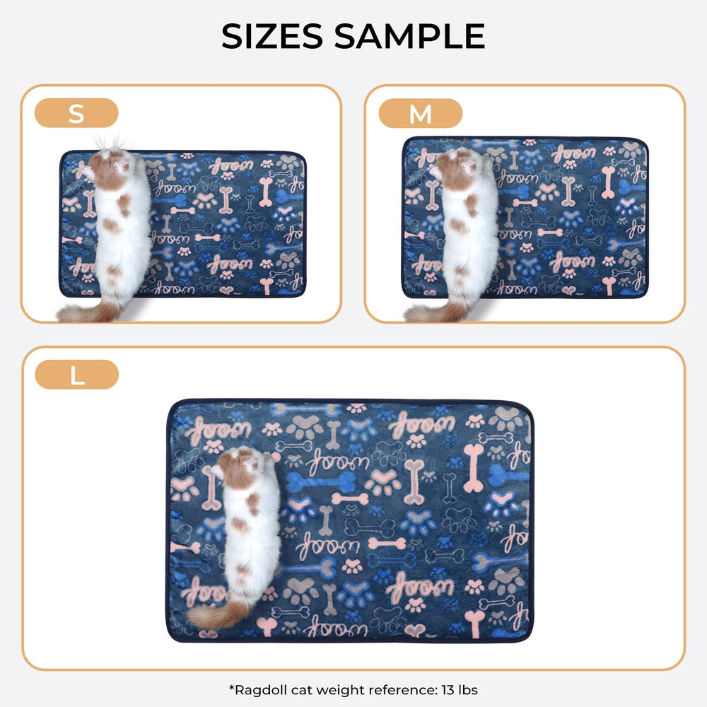 Manta Luciphia tamaño medio 30x20 pulgadas, perfecta para perros y gatos.