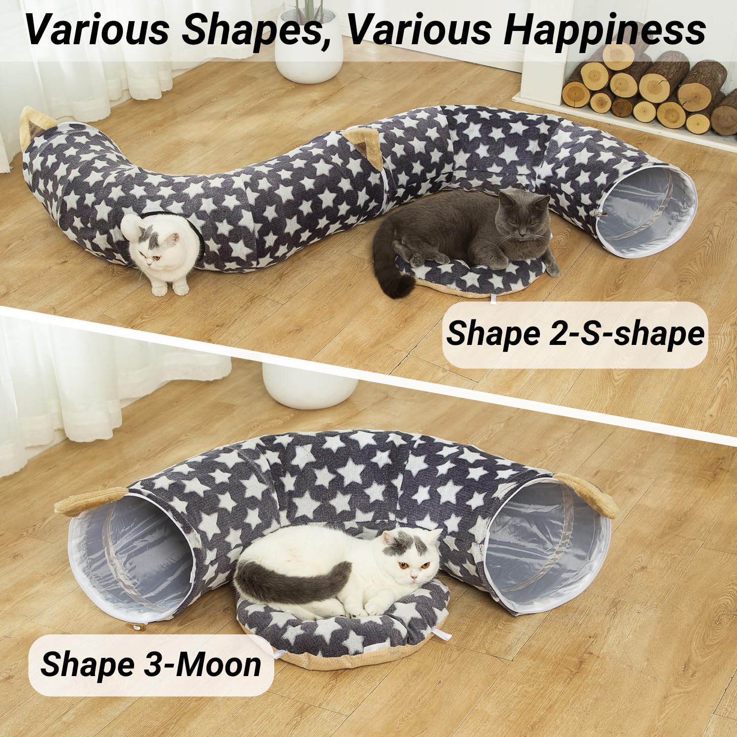 LUCKITTY bola peluche-juguete, ideal para trepar y morder suavemente