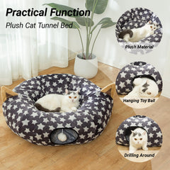 LUCKITTY tunel gato díametro 10 pulgadas, ideal para explorar