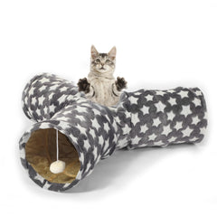 LUCKITTY tunel-gato interior Oxford resistente a la niebla.