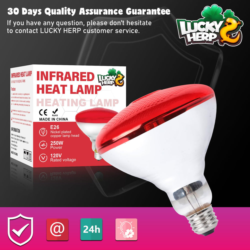 LUCKY HERP base E26 para 120V, instalación segura