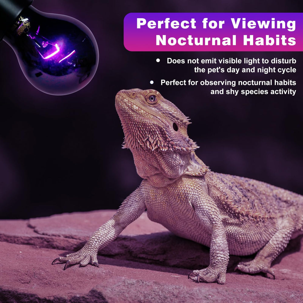 LUCKY HERP luz UVA para reptiles y anfibios, favorece movilidad