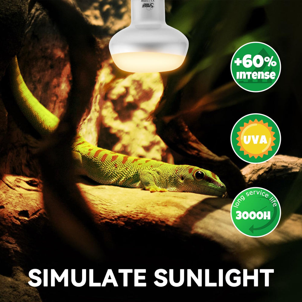LUCKY HERP simulación-luz-natural-UVA para terrario