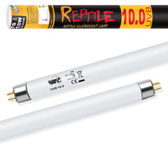 LUCKY HERP T8 18W UVB 10.0 lámpara desértica para reptiles con iluminación intensa.