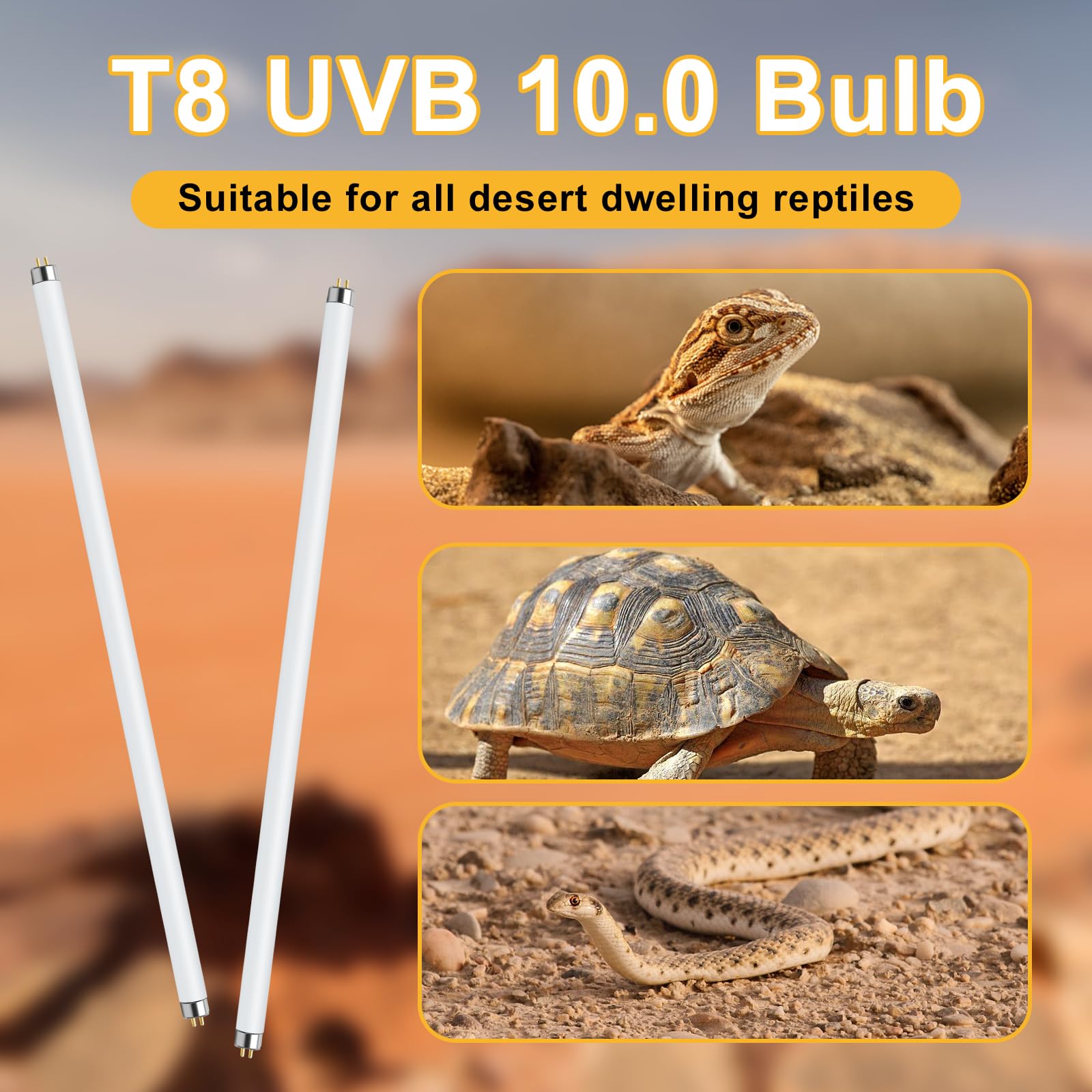 LUCKY HERP T8 UVB 15W iluminación uniforme para todo el recinto