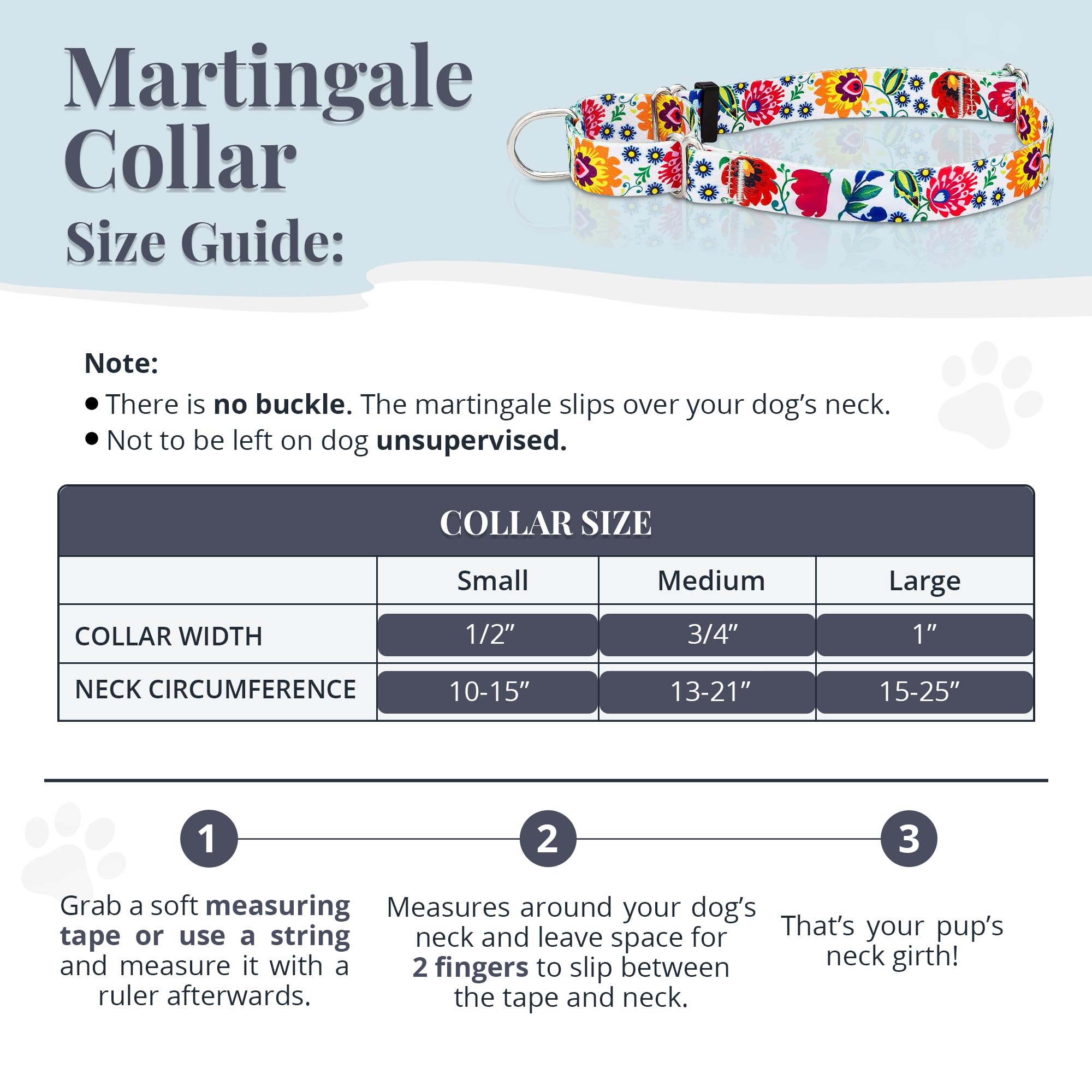 Collar martingale Lucky Love Dog con mariquita, resistente y suave, apto para perros activos.