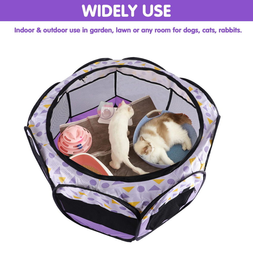 Lucky Monet Playpen estacas metálicas para seguridad al exterior