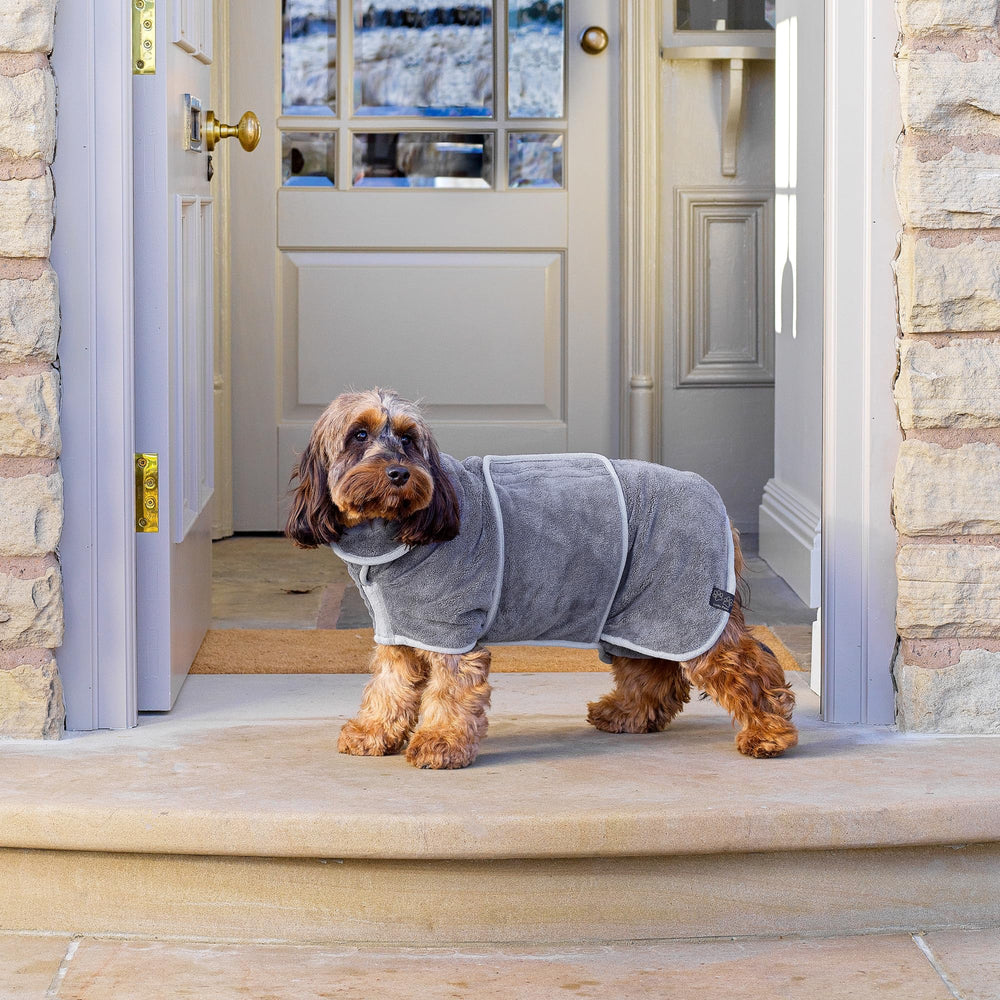 Lucky Pooch bata para perro, microfibra absorbe 7 veces su peso, secado eficiente