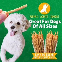 Lucky Premium Treats golosinas de pollo para perros, sabor natural para premiar comportamientos.