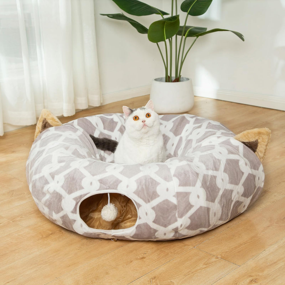 LUCKITTY tunel para mascotas pequeñas, ideal para esconderse y explorar
